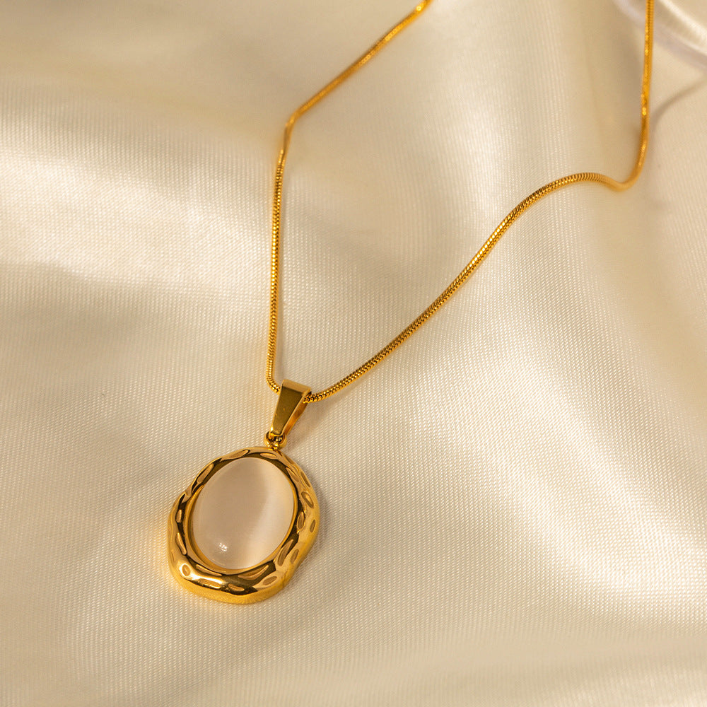 Sophie Natural Stone Pendant Necklace