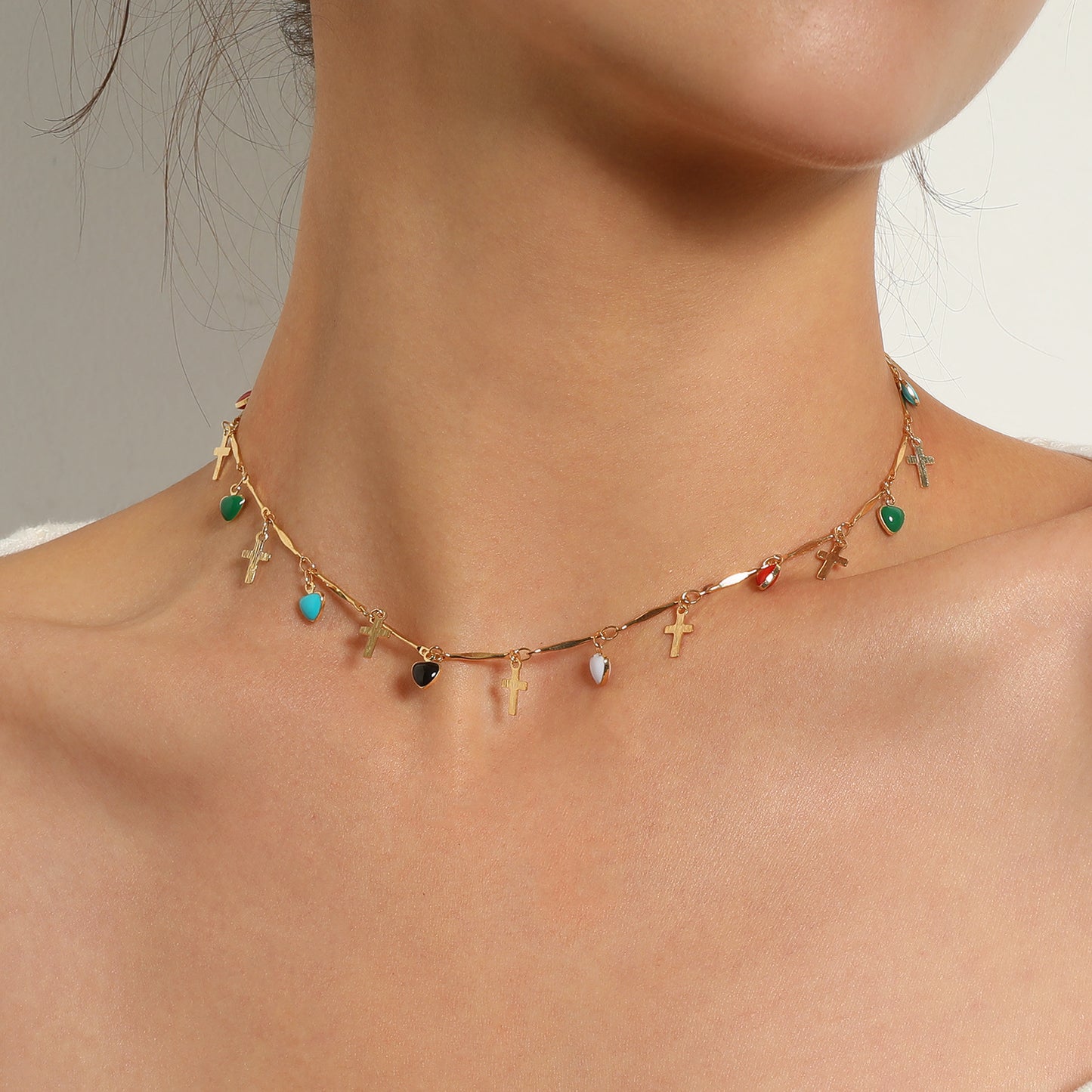 Let Me Love Cross Necklace