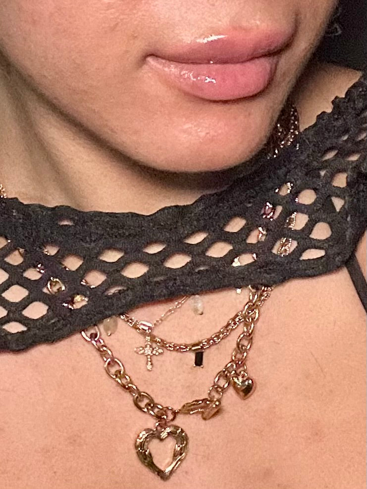 Frances Heart Chain Necklace