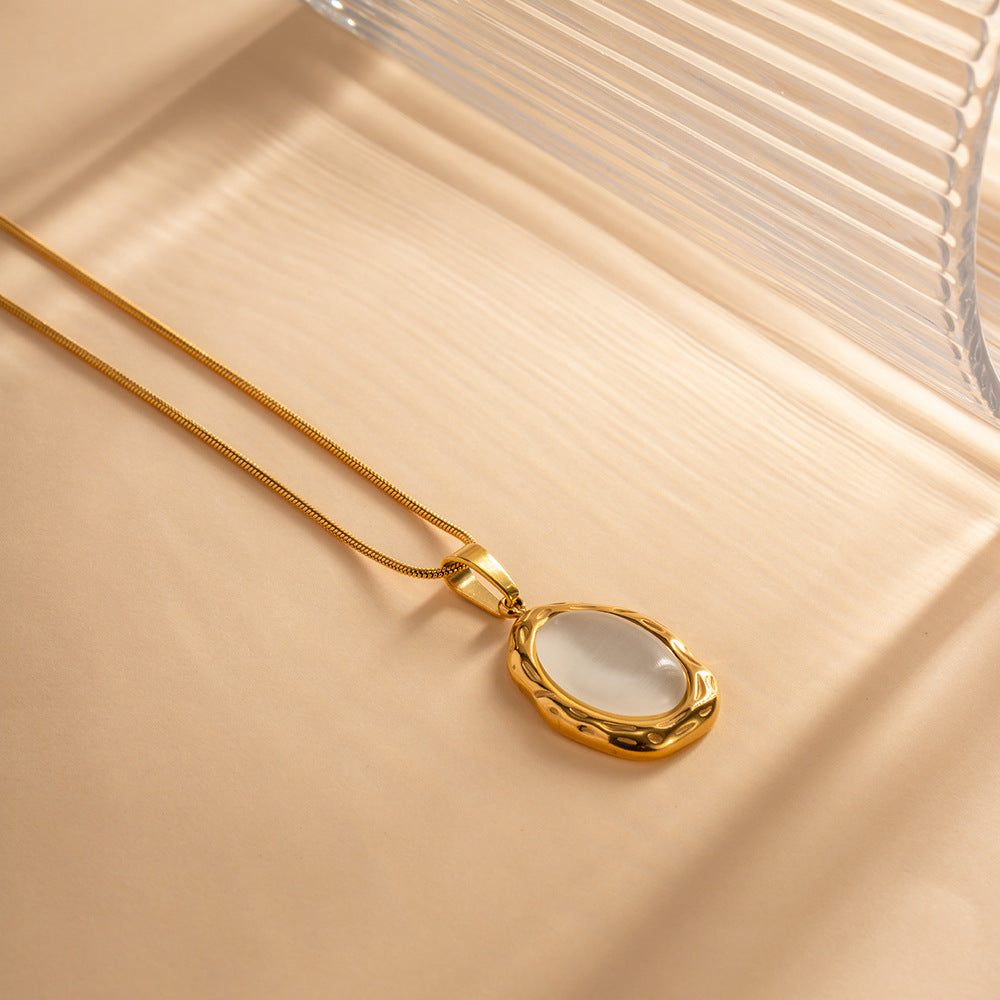 Sophie Natural Stone Pendant Necklace