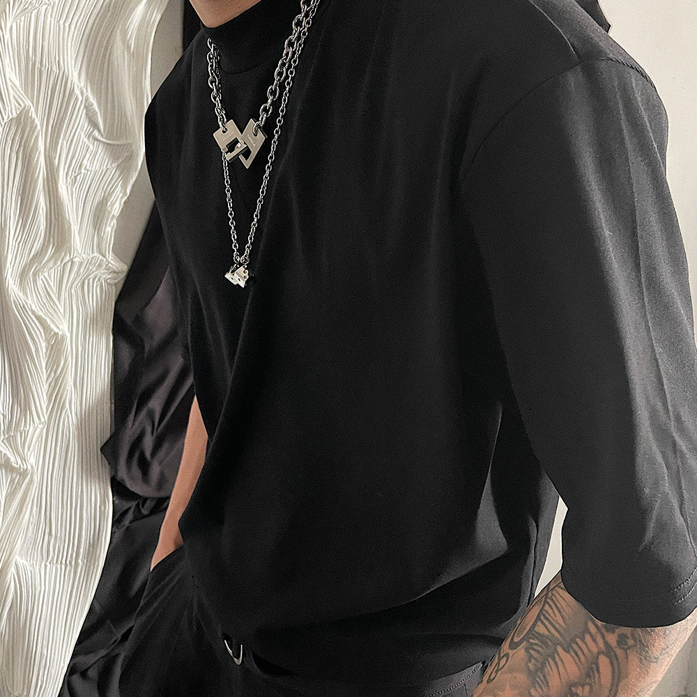 Leo Double Dice Titanium Steel Chain