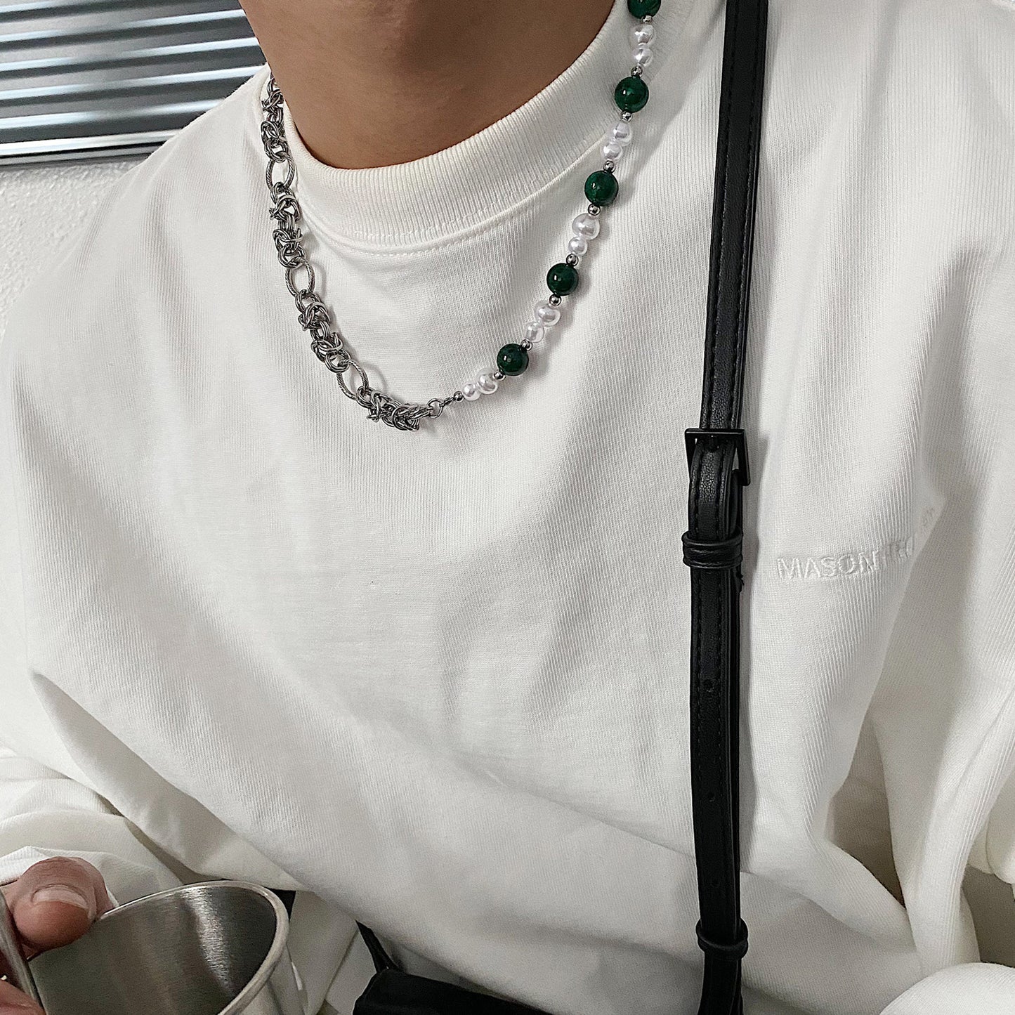 Hunter Stitching Necklace