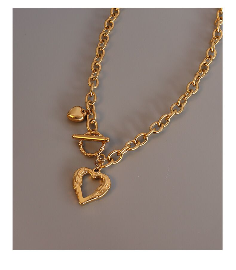 Frances Heart Chain Necklace