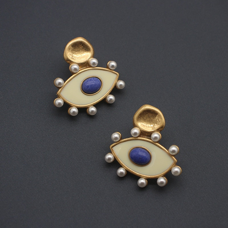 Ellie Pearl Stud Earrings