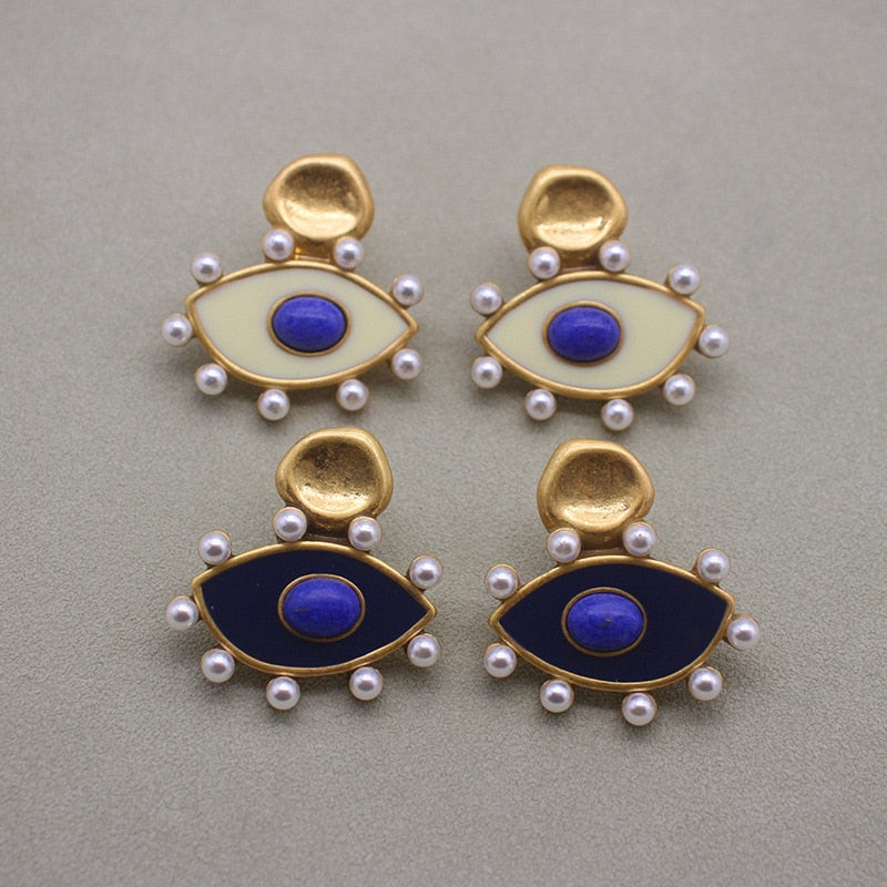 Ellie Pearl Stud Earrings