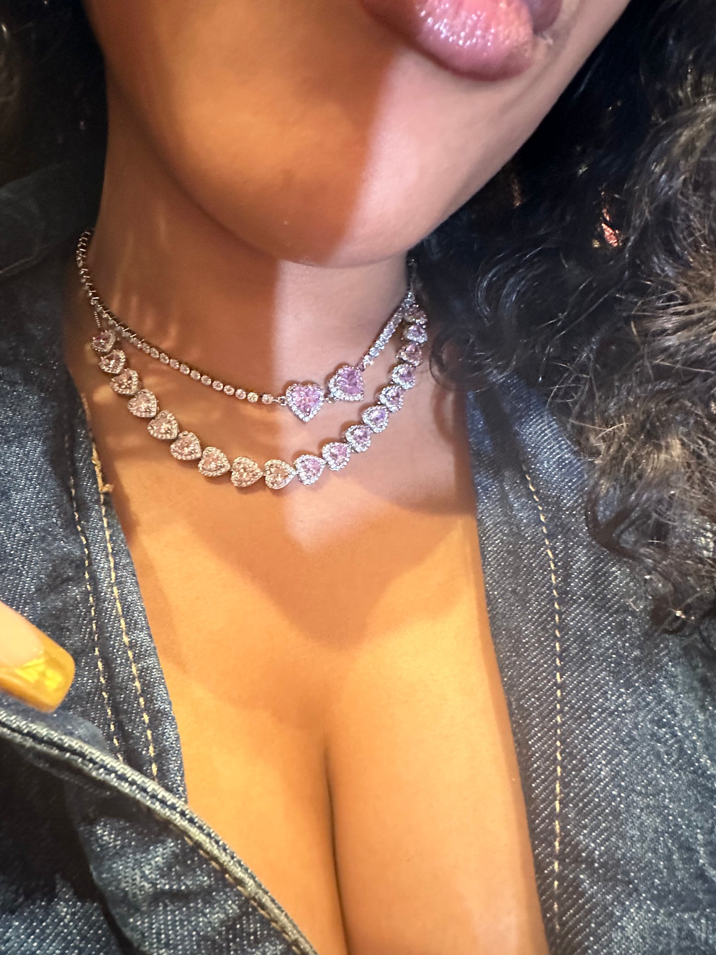 Ava Pull Choker Necklaces
