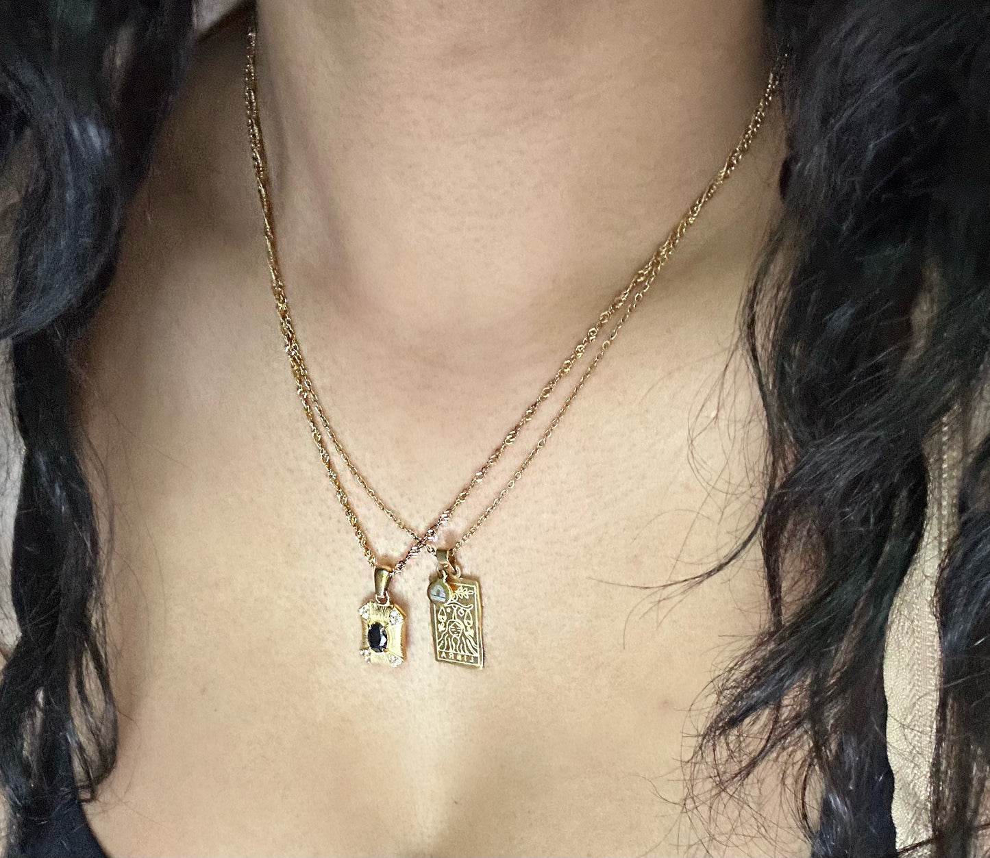 The Infinity Stones: 18K Gold Plated Stainless Necklace