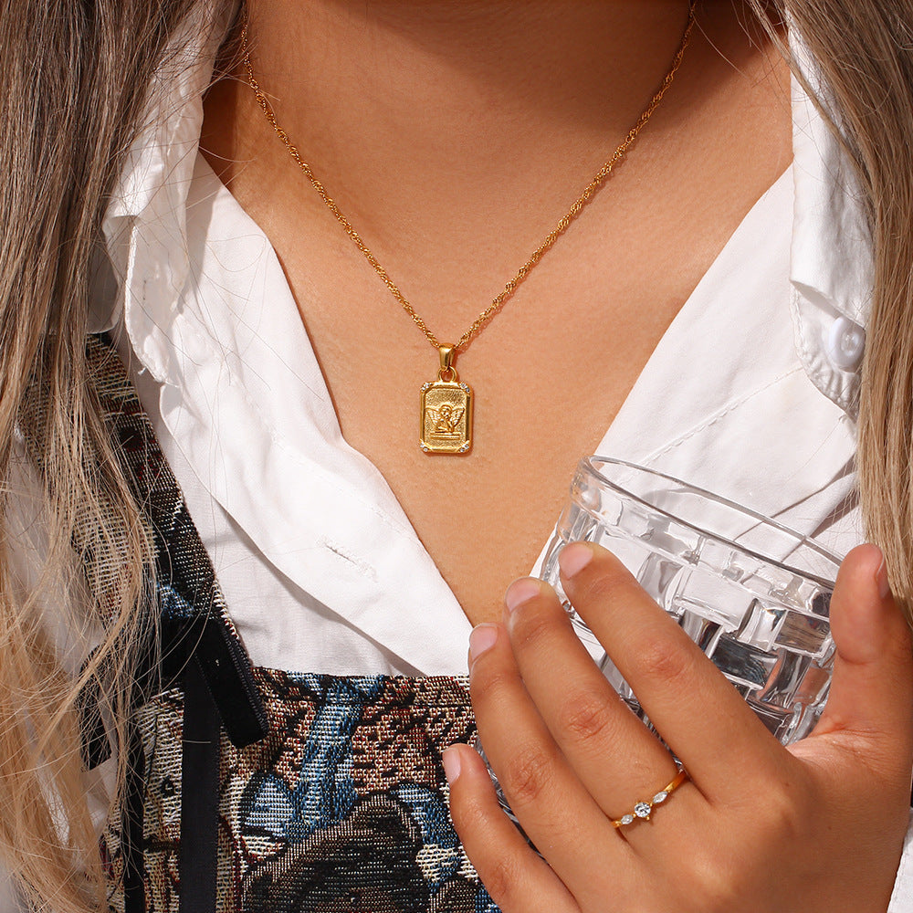 Cleo Gold-Plated Necklace