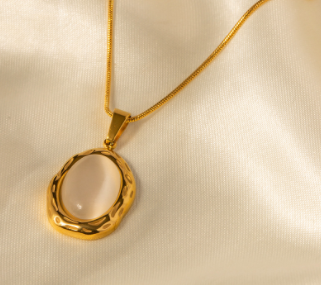 Sophie Natural Stone Pendant Necklace