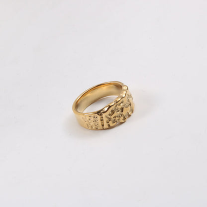 Jenna Gold Nugget Ring