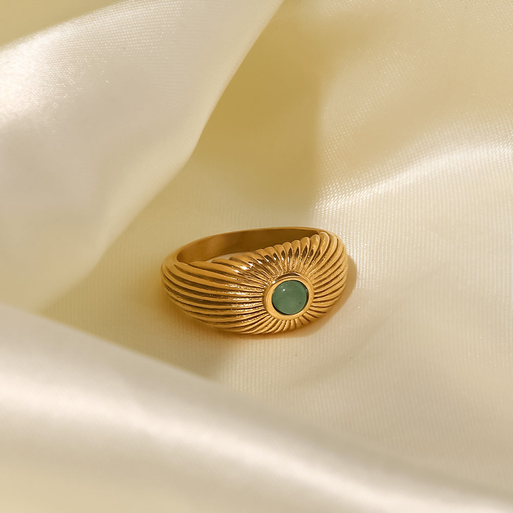 Charlotte French Vintage Style Ring