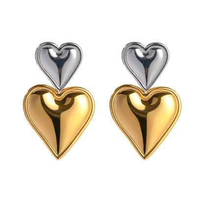 Daniela Heart-shaped Earrings