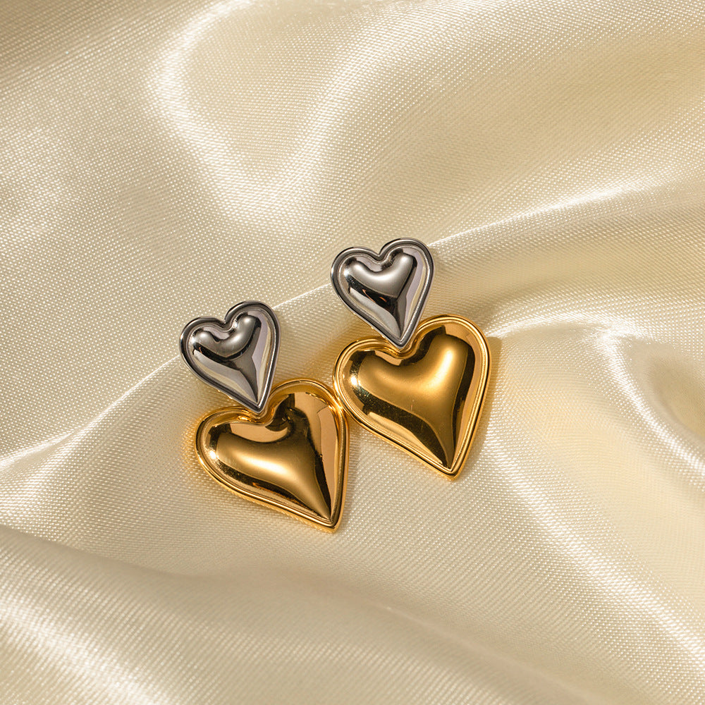 Daniela Heart-shaped Earrings