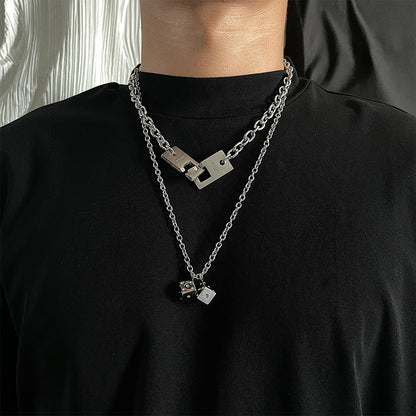 Leo Double Dice Titanium Steel Chain