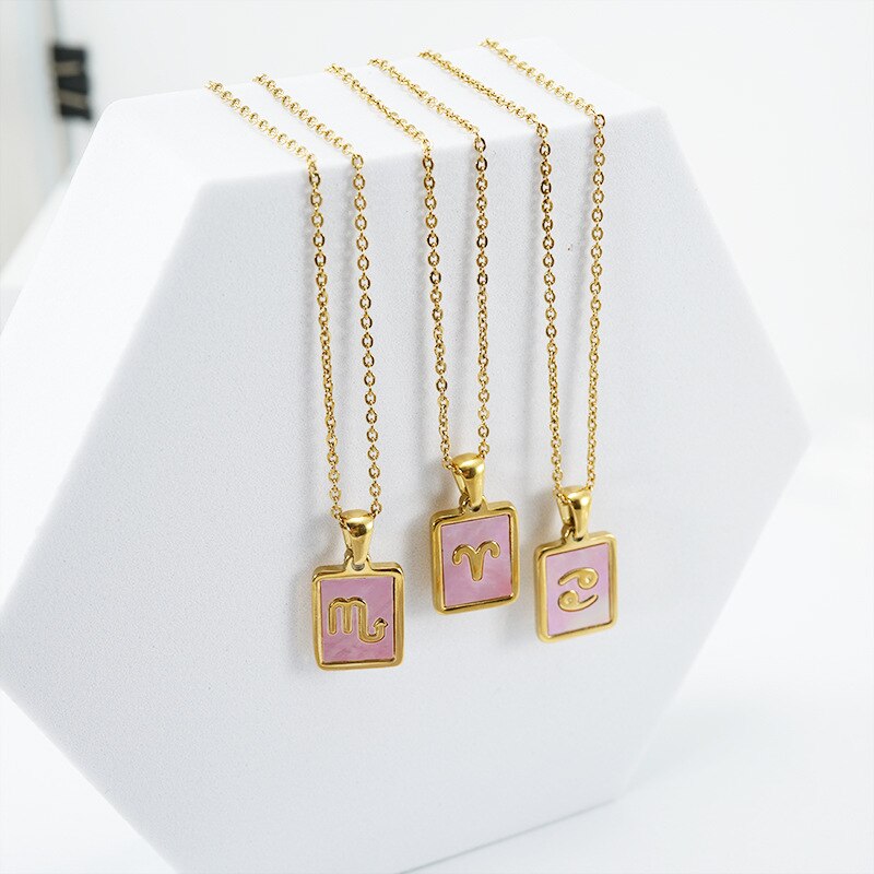 Zodiac Signs: Constellation Pendant Necklace