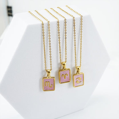 Zodiac Signs: Constellation Pendant Necklace