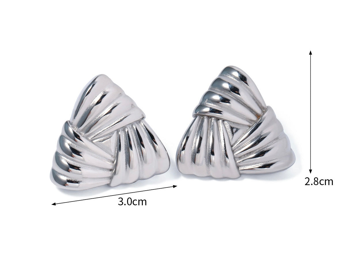 Jamie Woven Texture Earrings
