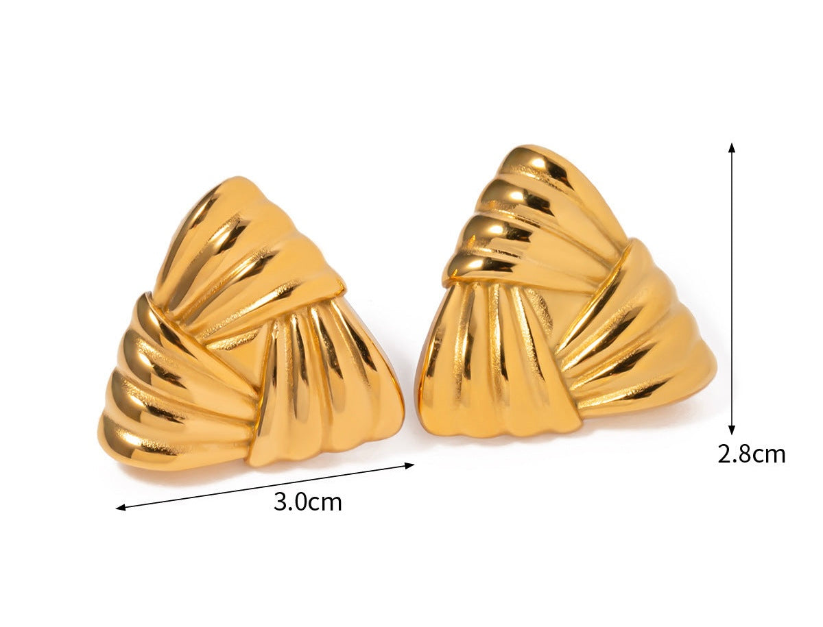 Jamie Woven Texture Earrings