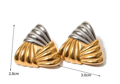 Jamie Woven Texture Earrings