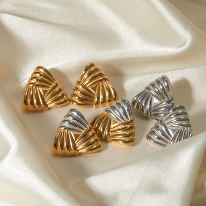 Jamie Woven Texture Earrings