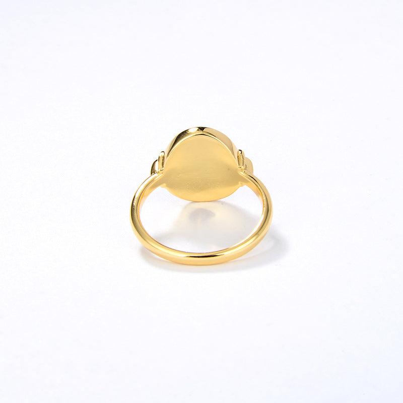 Evelyn Opal Oval Ring