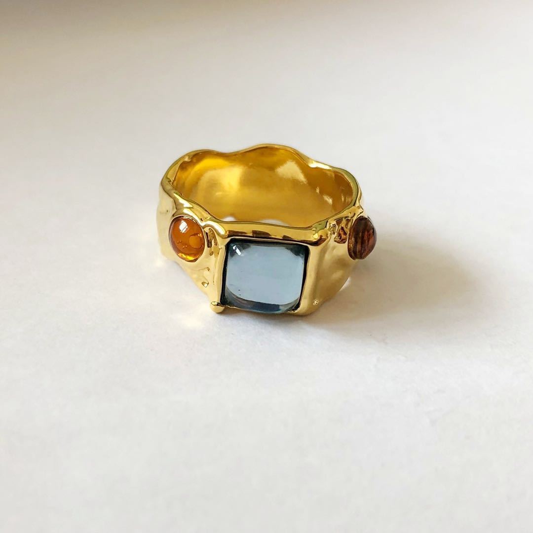 Hailey Gold-Plated Vintage Ring