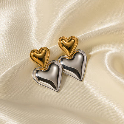 Daniela Heart-shaped Earrings