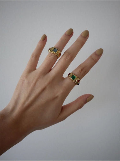 Hailey Gold-Plated Vintage Ring