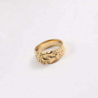 Jenna Gold Nugget Ring